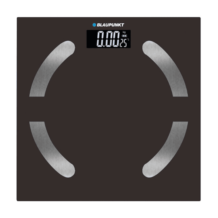 Blaupunkt BP5009 Bascula de Bano Digital Extraplana - 180kg con Vidrio Templado - Sensores de Alta Precision - Pantalla LCD con Indicador de Temperatu 1
