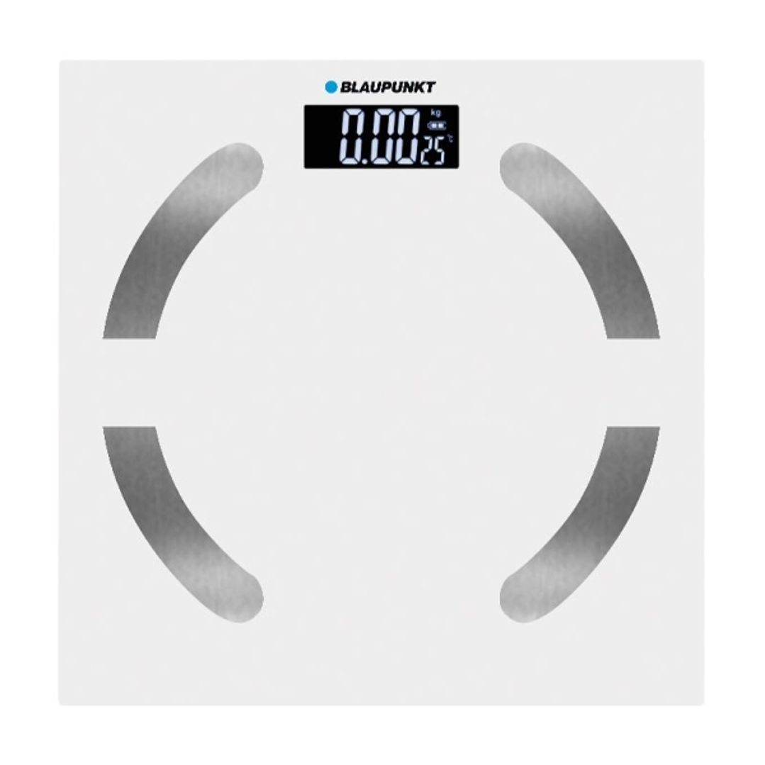 Blaupunkt BP5009 Bascula de Bano Digital Extraplana - 180kg con Vidrio Templado - Sensores de Alta Precision - Pantalla LCD con Indicador de Temperatu 1