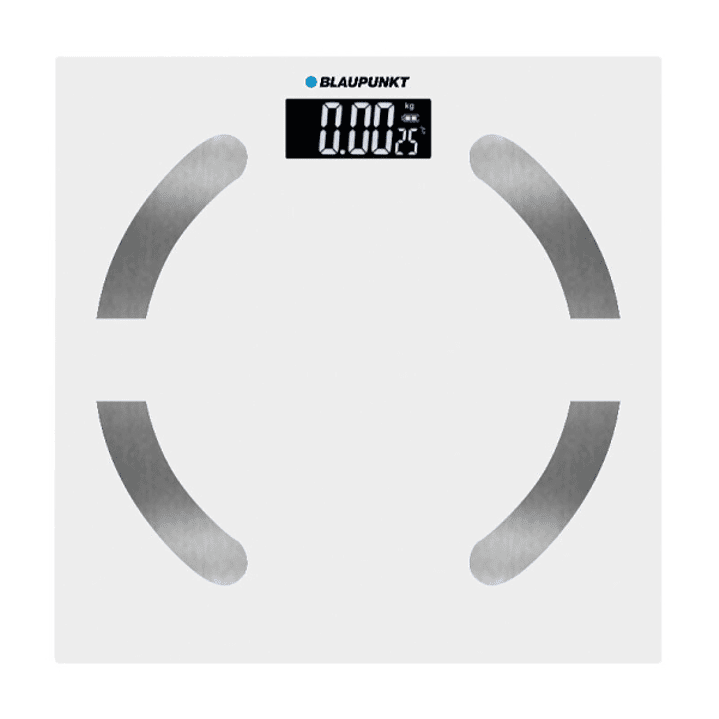 Blaupunkt BP5009 Bascula de Bano Digital Extraplana - 180kg con Vidrio Templado - Sensores de Alta Precision - Pantalla LCD con Indicador de Temperatu 1
