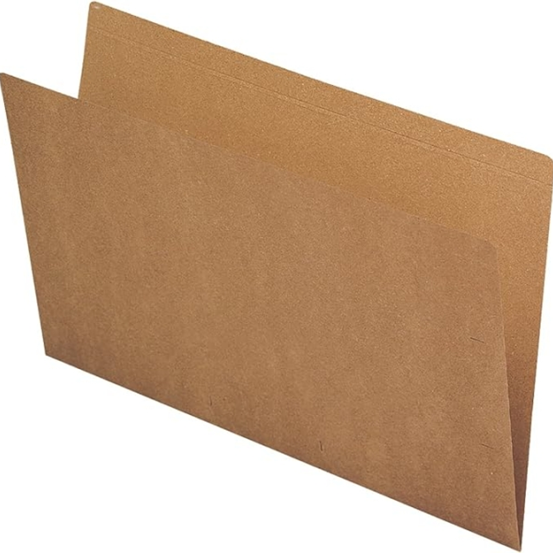 Fade Subcarpetas Simples - Formato A4 - Cartulina Kraft de 170g/m2 - Certificado Ecolabel - Color Marron 1