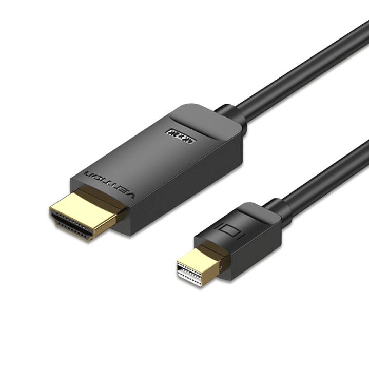 Vention Cable Conversor HDMI Macho a Mini Displayport Macho - Resolucion 4K - ARC - Longitud 3m - Conectores Chapados en Oro - Revestimiento en PVC -  1