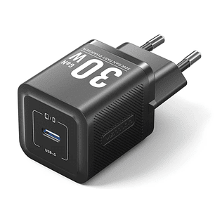 Vention Cargador de Pared - 30W - GaN - USB-C - Carga Rapida - Tecnologia PPS - Color Negro