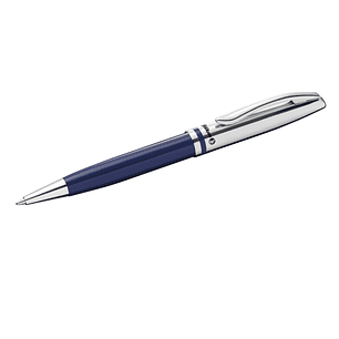 Pelikan Jazz Classic Boligrafo Retractil - Trazo de 1mm - Mecanismo de Giro - Capuchon y Clip Cromados - Recambio 337M Negro - Estuche de Regalo - Col