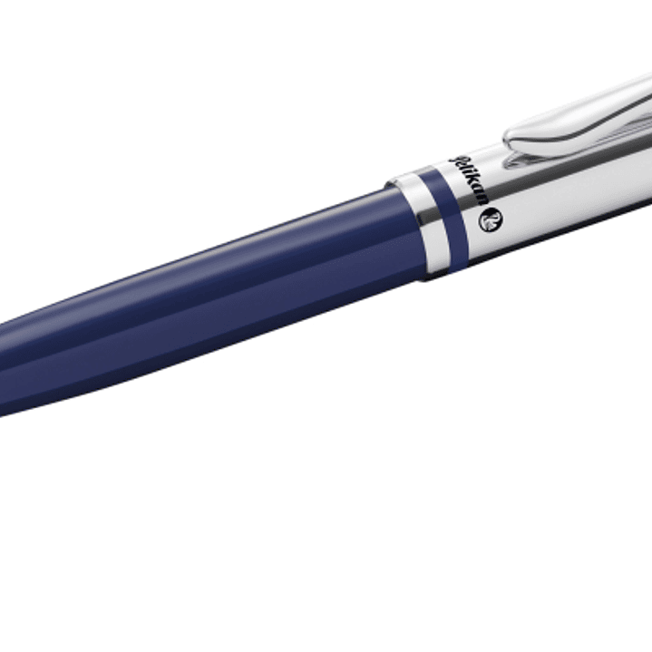 Pelikan Jazz Classic Boligrafo Retractil - Trazo de 1mm - Mecanismo de Giro - Capuchon y Clip Cromados - Recambio 337M Negro - Estuche de Regalo - Col 1