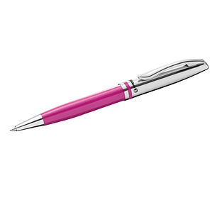 Pelikan Jazz Classic Boligrafo Retractil - Trazo de 1mm - Mecanismo de Giro - Capuchon y Clip Cromados - Recambio 337M Negro - Estuche de Regalo - Col