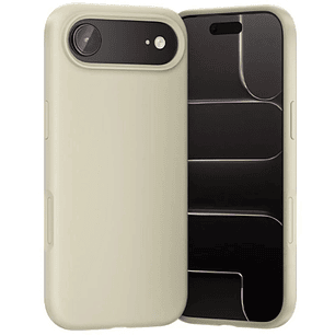 Vention Funda de Silicona para Iphone 17 Air - Anillo Magnetico MagSafe - Compatible con Carga Inalambrica - Color Beige