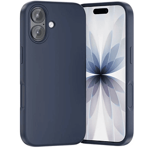 Vention Funda de Silicona para Iphone 17 - Anillo Magnetico MagSafe - Compatible con Carga Inalambrica - Color Azul