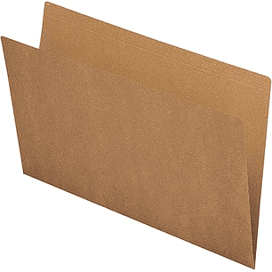 Fade Subcarpetas Simples - Formato A4 - Cartulina Kraft de 230g/m2 - Certificado Ecolabel - Color Marron