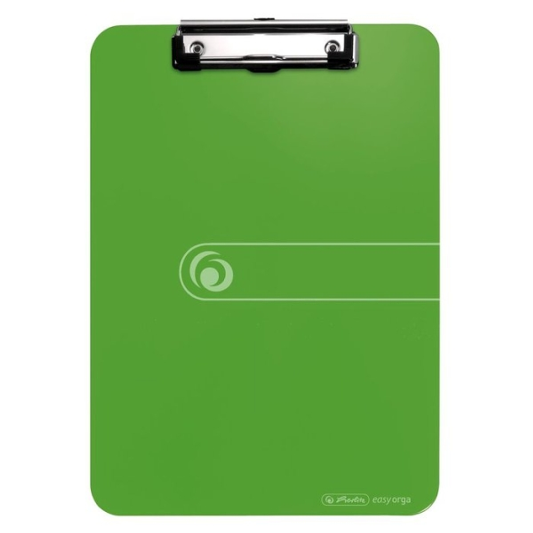 Herlitz Carpeta Sujetapapeles - Formato A4 - Pinza Metalica - Capacidad hasta 80 Hojas - Color Verde 1