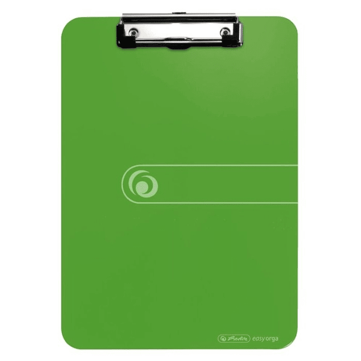 Herlitz Carpeta Sujetapapeles - Formato A4 - Pinza Metalica - Capacidad hasta 80 Hojas - Color Verde 1