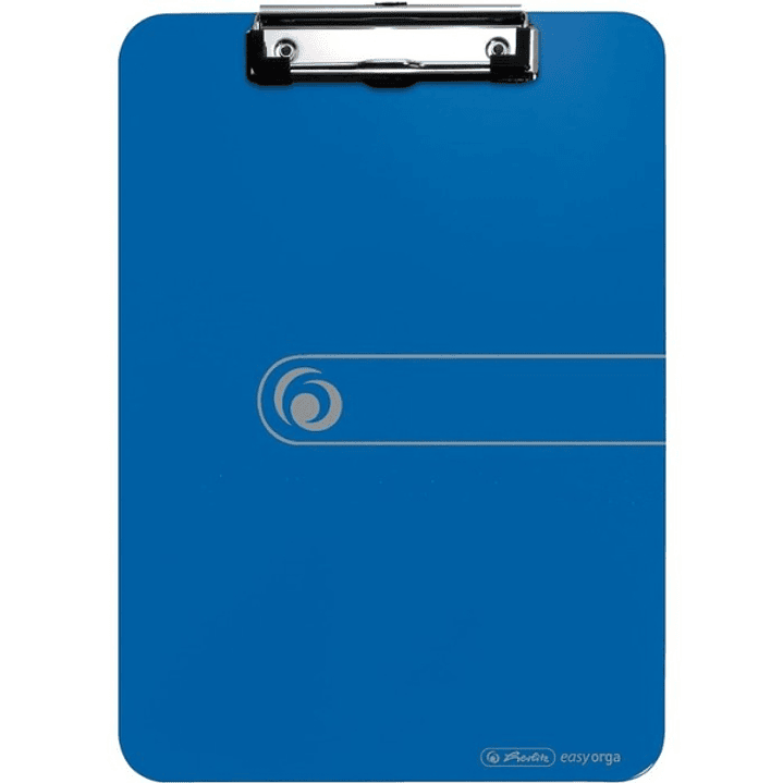 Herlitz Carpeta Sujetapapeles - Formato A4 - Pinza Metalica - Capacidad hasta 80 Hojas - Color Azul 1