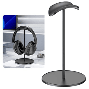 Vention Soporte de Sobremesa para Auriculares - Universal - Forma de U - 235x115x115mm - Color Negro