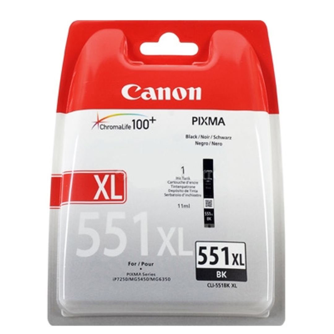Canon Cartucho CLI-551BK XL Negro 1