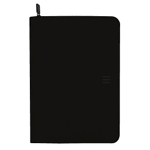 Finocam Serie 00 J954.2 Portadocumentos de Mano - Biomaterial de Cactus - Cremallera - Formato A4 - 210x297mm - Bloc de Notas - Papel de 70g/m2 - Bols