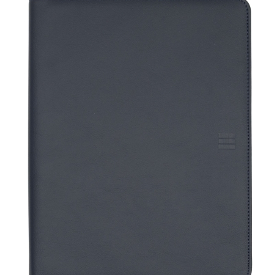 Finocam Nopal Portadocumentos de Mano - Biomaterial de Cactus - Cremallera - Formato A4 - 210x297mm - Bloc de Notas - Papel de 70g/m2 - Bolsillo Inter 1