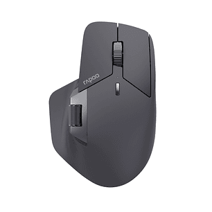 Rapoo MT760LW Raton Inalambrico - Bluetooh y 2.4GHz - 4000 DPI - Bateria Recargable Ecologica - Color Negro