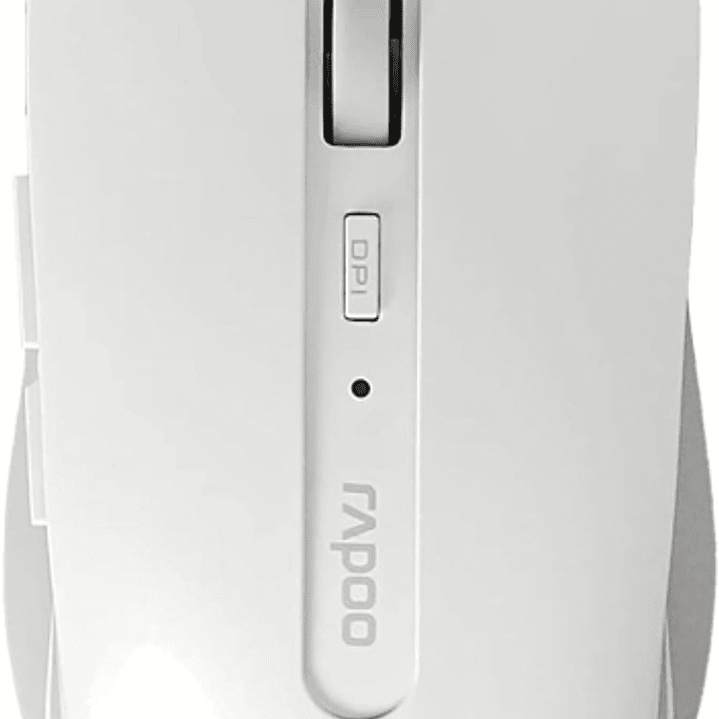 Rapoo 7200M Raton Inalambrico - Bluetooh y 2.4GHz - 1600 DPI - Autonomia 9 Meses - Color Blanco 1