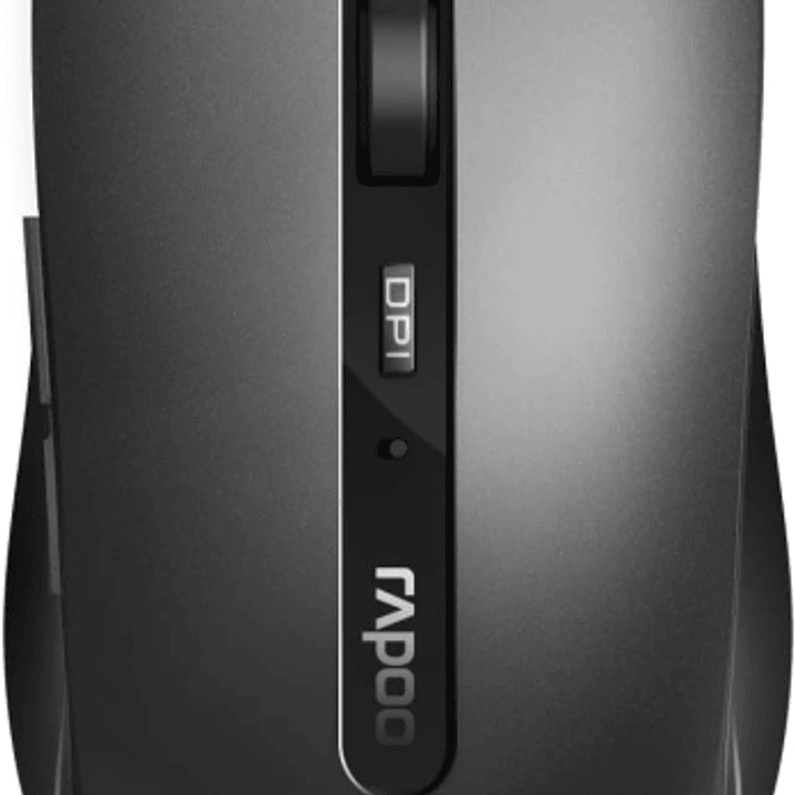Rapoo 7200M Raton Inalambrico - Bluetooh y 2.4GHz - 1600 DPI - Autonomia 9 Meses - Color Negro 1
