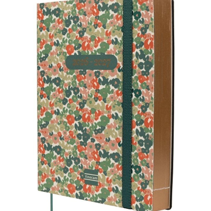 Finocam Mara Agenda de Tapa Flexible Internacional - 18 Meses - 1 Dia por Pagina - Formato Y4 - 120x170mm - Papel de 80g/m2 - Esquinas Microperforadas 1