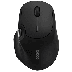 Rapoo MT560 Raton Inalambrico - Bluetooh y 2.4GHz - 4000 DPI - Bateria Recargable Ecologica - Color Negro