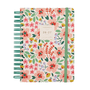 Finocam Moniquilla Agenda Escolar 26/27 en Catalan - 1 Dia por Pagina - Formato E10 - 155x212mm - Tapa Dura - Papel de 80g/m2 - Espiral Metalica - Mul