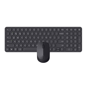 Rapoo 9310M Pack Teclado Ultrafino + Raton Inalambricos - Bluetooth y 2.4GHz -  Raton 2400 DPI - Autonomia hasta 12 Meses - Color Negro