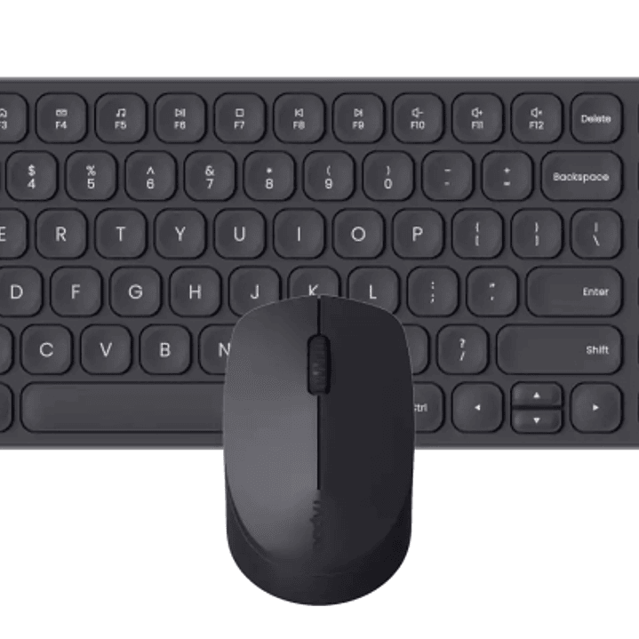 Rapoo 9310M Pack Teclado Ultrafino + Raton Inalambricos - Bluetooth y 2.4GHz -  Raton 2400 DPI - Autonomia hasta 12 Meses - Color Negro 1
