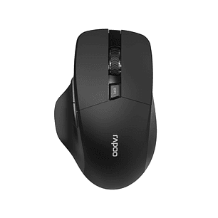 Rapoo M610 Raton Inalambrico - Bluetooh y 2.4GHz - 1600 DPI - Bateria Recargable Ecologica - Color Negro