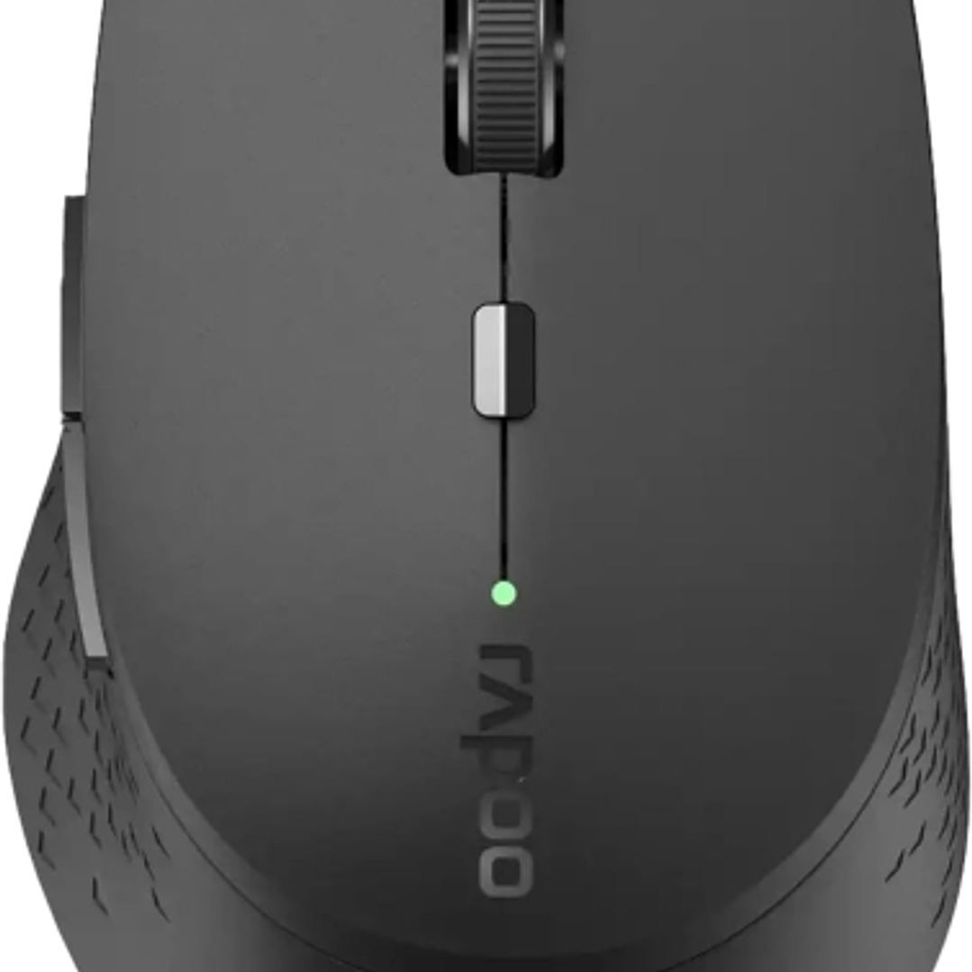 Rapoo M300 Silent Raton Inalambrico - Bluetooh y 2.4GHz - 1600 DPI - Autonomia 9 Meses - Color Negro 1