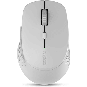 Rapoo M300 Silent Raton Inalambrico - Bluetooh y 2.4GHz - 1600 DPI - Autonomia 9 Meses - Color Gris