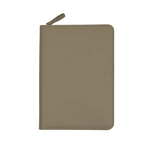 Finocam Nopal Portadocumentos de Mano - Biomaterial de Cactus - Cremallera - Formato A5 - 148x210mm - Bloc de Notas - Papel de 70g/m2 - Bolsillo Inter