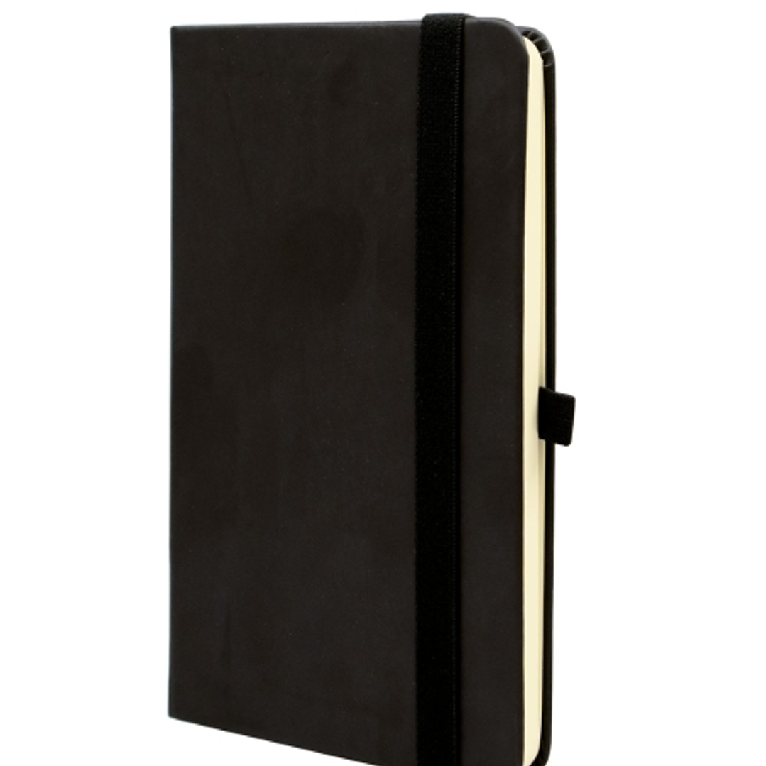 Finocam Class Cuaderno de Tapa Dura - 96 Hojas - 100x150mm - Papel Crema de 80g/m2 - Liso - Bolsillo Interior - Cierre con Goma - Hojas Microperforada 1