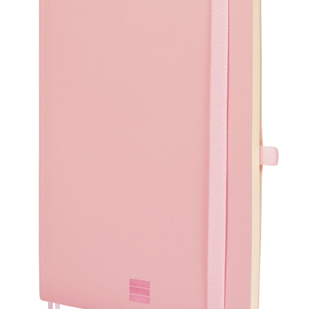 Finocam Nexo Cuaderno de Tapa Blanda - 72 Hojas - Formato A5 - 148x210mm - Rayado Horizontal - Papel Crema de 80g/m2 - Bolsillo Interior - Portaboligr 1