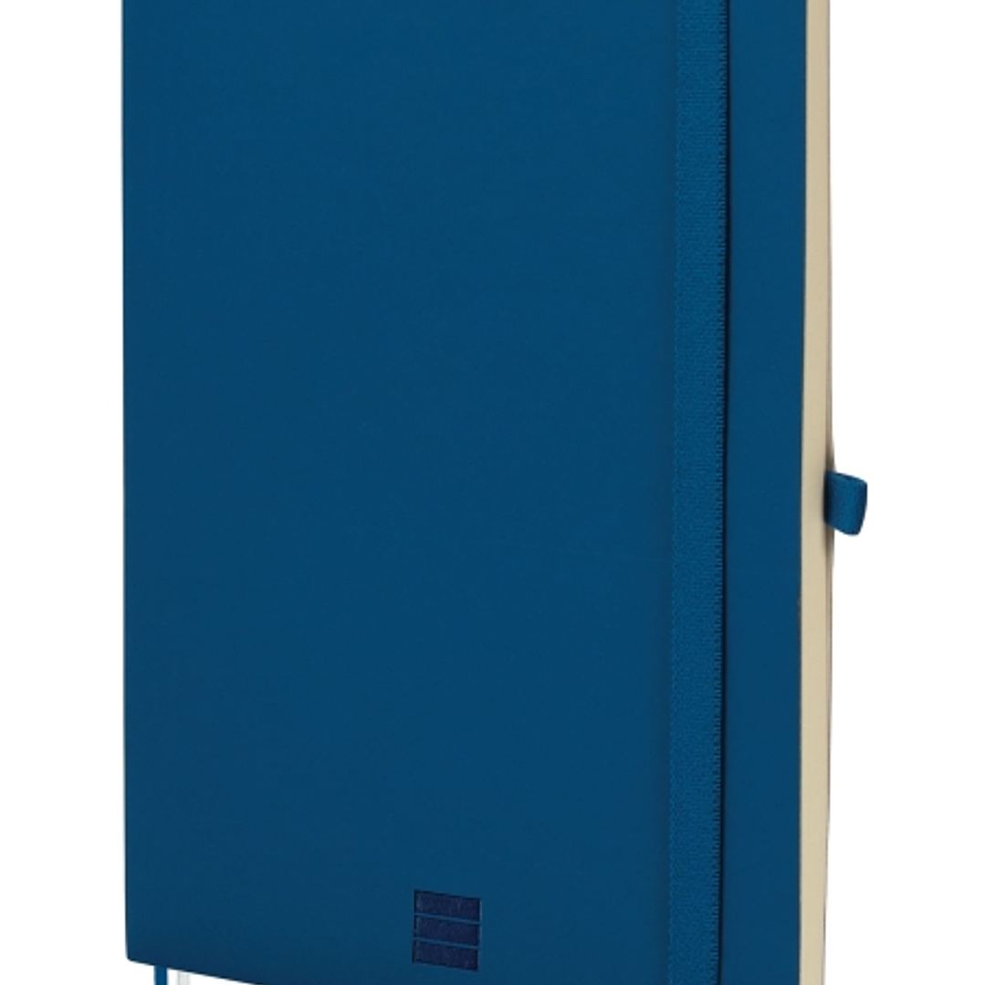 Finocam Nexo Cuaderno de Tapa Blanda - 72 Hojas - Formato A5 - 148x210mm - Papel Crema de 80g/m2 - Bolsillo Interior - Cierre con Goma - Portaboligraf 1