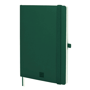 Finocam Nexo Cuaderno de Tapa Blanda - 72 Hojas - Formato A5 - 148x210mm - Papel Crema de 80g/m2 - Liso - Bolsillo Interior - Cierre con Goma - Hojas 