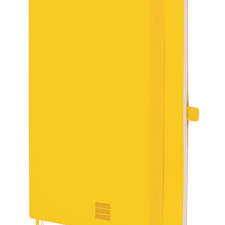 Finocam Nexo Cuaderno de Tapa Blanda - 72 Hojas - Formato A5 - 148x210mm - Papel Crema de 80g/m2 - Liso - Bolsillo Interior - Cierre con Goma - Hojas  1