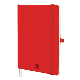 Finocam Nexo Cuaderno de Tapa Blanda - 72 Hojas - Formato A5 - 148x210mm - Papel Crema de 80g/m2 - Liso - Bolsillo Interior - Cierre con Goma - Hojas 