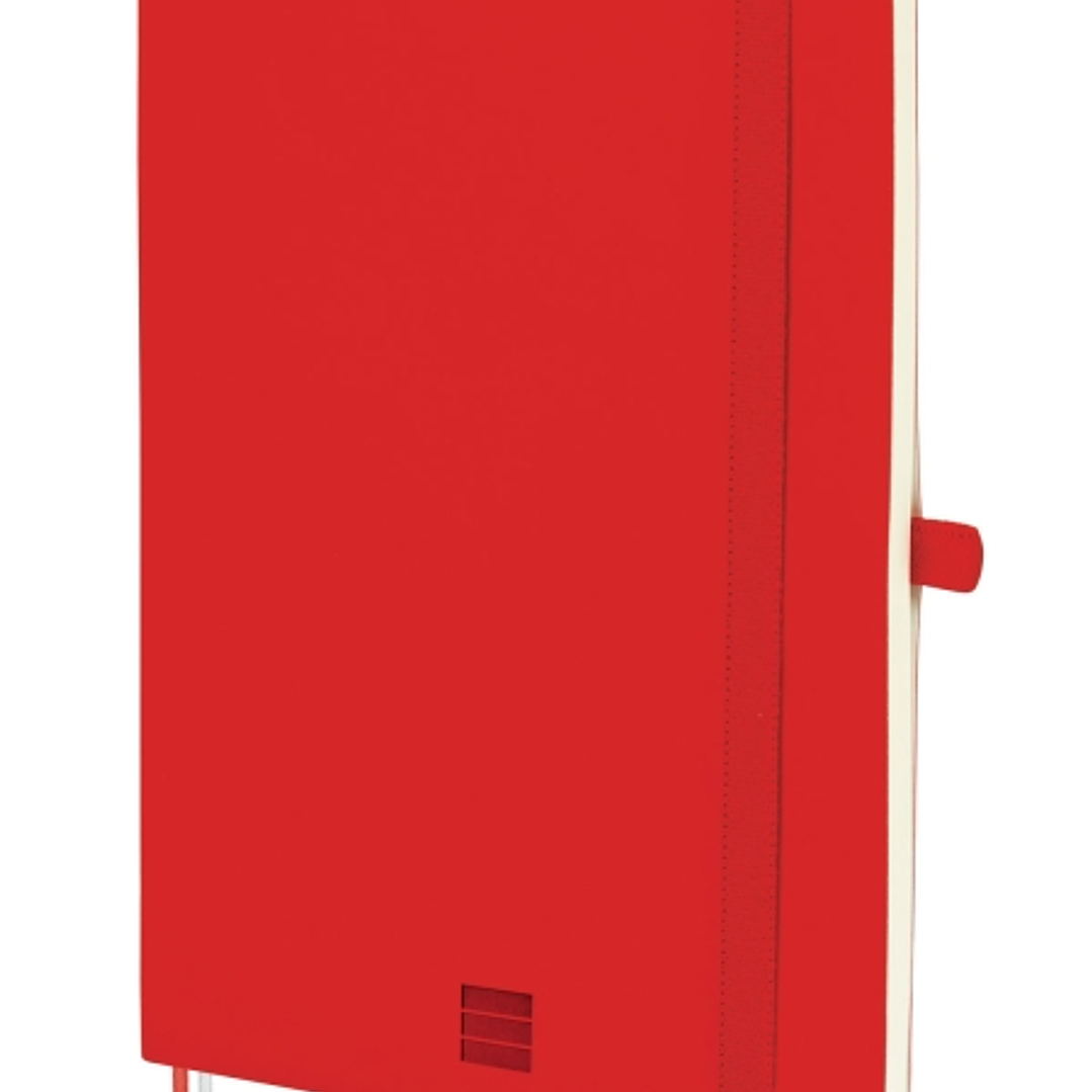 Finocam Nexo Cuaderno de Tapa Blanda - 72 Hojas - Formato A5 - 148x210mm - Papel Crema de 80g/m2 - Liso - Bolsillo Interior - Cierre con Goma - Hojas  1