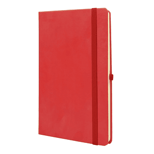 Finocam Class Cuaderno de Tapa Dura - 96 Hojas - 130x210mm - Papel Crema de 80g/m2 - Liso - Bolsillo Interior - Cierre con Goma - Hojas Microperforada