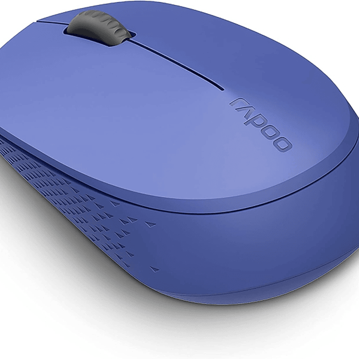 Rapoo M100 Silent Raton Inalambrico - Bluetooh y 2.4GHz - 1300 DPI - Autonomia 9 Meses - Color Azul 1