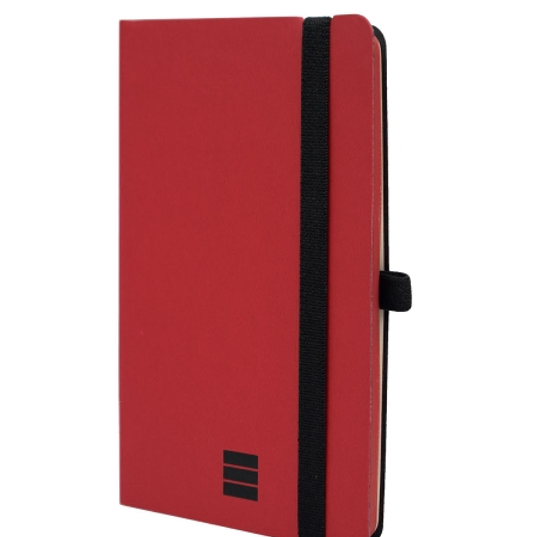 Finocam Modern Cuaderno de Tapa Ligera - 72 Hojas - 100x150mm - Papel Crema de 80g/m2 - Bolsillo Interior - Cierre con Goma - Hojas Microperforadas -  1