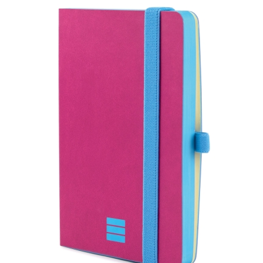 Finocam Modern Cuaderno de Tapa Ligera - 72 Hojas - 100x150mm - Papel Crema de 80g/m2 - Liso - Bolsillo Interior - Cierre con Goma - Hojas Microperfor 1