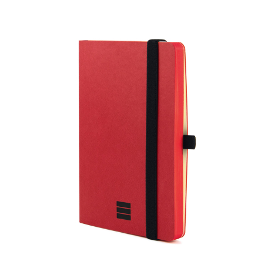 Finocam Modern Cuaderno de Tapa Ligera - 72 Hojas - 100x150mm - Papel Crema de 80g/m2 - Liso - Bolsillo Interior - Cierre con Goma - Hojas Microperfor 1