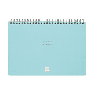 Finocam Haiku Planificador sin Fechar - Internacional - Semana Vista Vertical - 240x165mm - Tapa Dura - Papel de 95g/m2 - 57 Semanas - Espiral Metalic