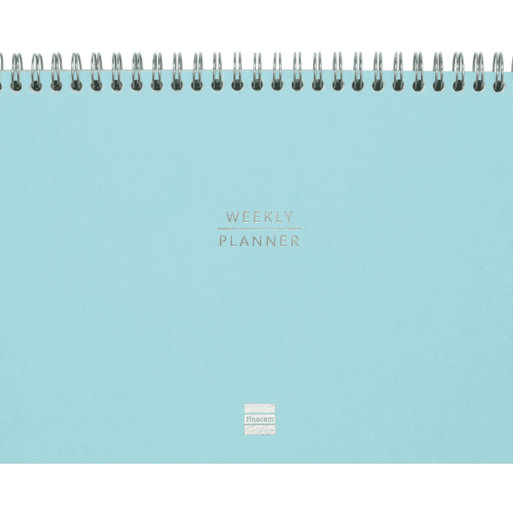 Finocam Haiku Planificador sin Fechar - Internacional - Semana Vista Vertical - 240x165mm - Tapa Dura - Papel de 95g/m2 - 57 Semanas - Espiral Metalic 1