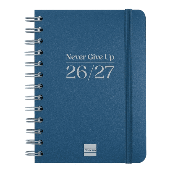Finocam Cosmo Flex Agenda Escolar 26/27 en Catalan - Semana Vista Horizontal - Formato 8º - 120x169mm - Tapas de Polipropileno - Papel de 80g/m2 - Esp 1