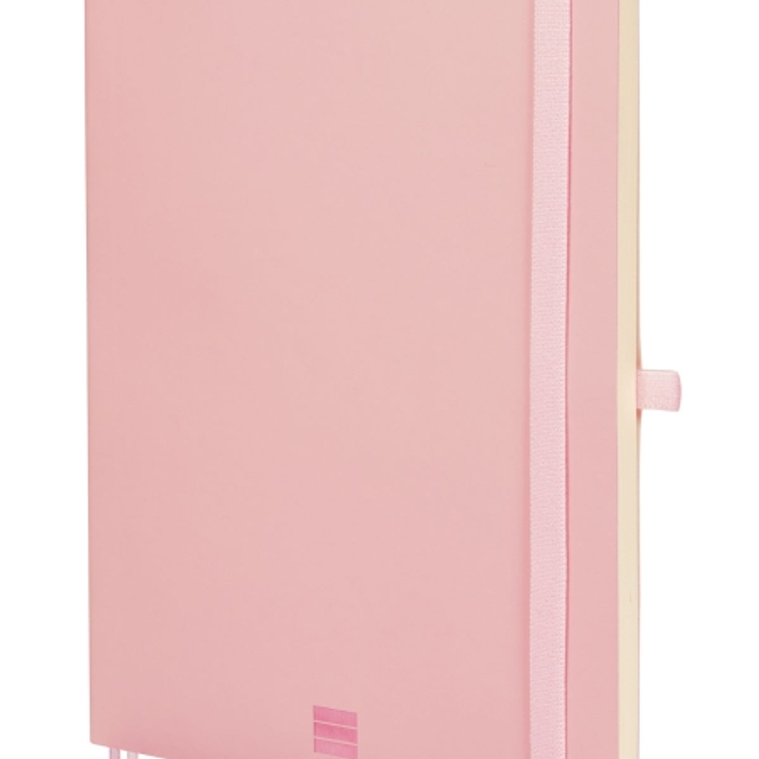 Finocam Nexo Cuaderno de Tapa Blanda - 72 Hojas - Formato B5 - 176x250mm - Papel Crema de 80g/m2 - Liso - Bolsillo Interior - Cierre con Goma - Hojas  1