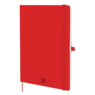 Finocam Nexo Cuaderno de Tapa Blanda - 72 Hojas - Formato B5 - 176x250mm - Papel Crema de 80g/m2 - Liso - Bolsillo Interior - Cierre con Goma - Hojas 