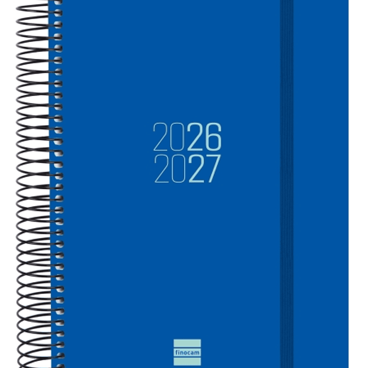 Finocam Espir Agenda Escolar 26/27 - 1 Dia por Pagina - Formato E10 - 155x212mm - Tapas de Polipropileno - Papel de 70g/m2 - Espiral Metalica - Esquin 1