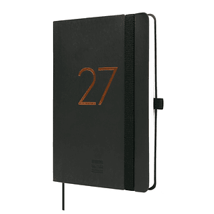 Finocam Capri Agenda de Tapa Blanda en Catalan - 16 Meses - Semana Vista Horizontal - Formato F4 - 118x168mm - Papel de 80g/m2 - Bolsillo Interior - C